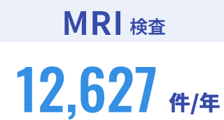 MRI検査13,969件/年